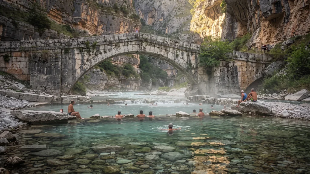 Benja Thermal Baths in Albania