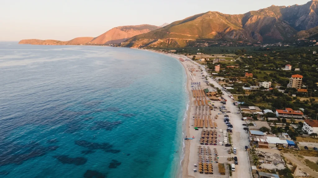 Borsh Beach in Albania