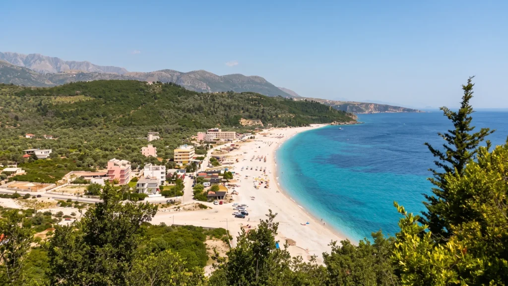 Livadhi Beach in Albania