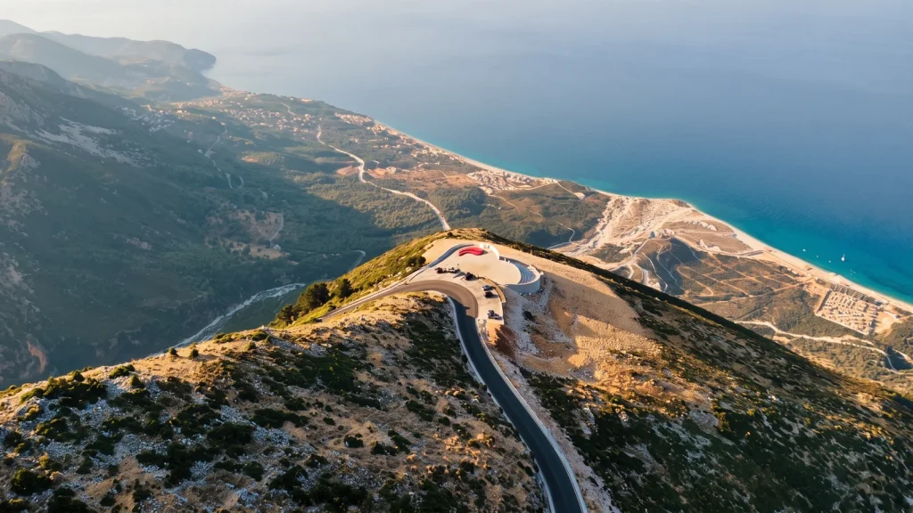 Llogara Pass in Albania