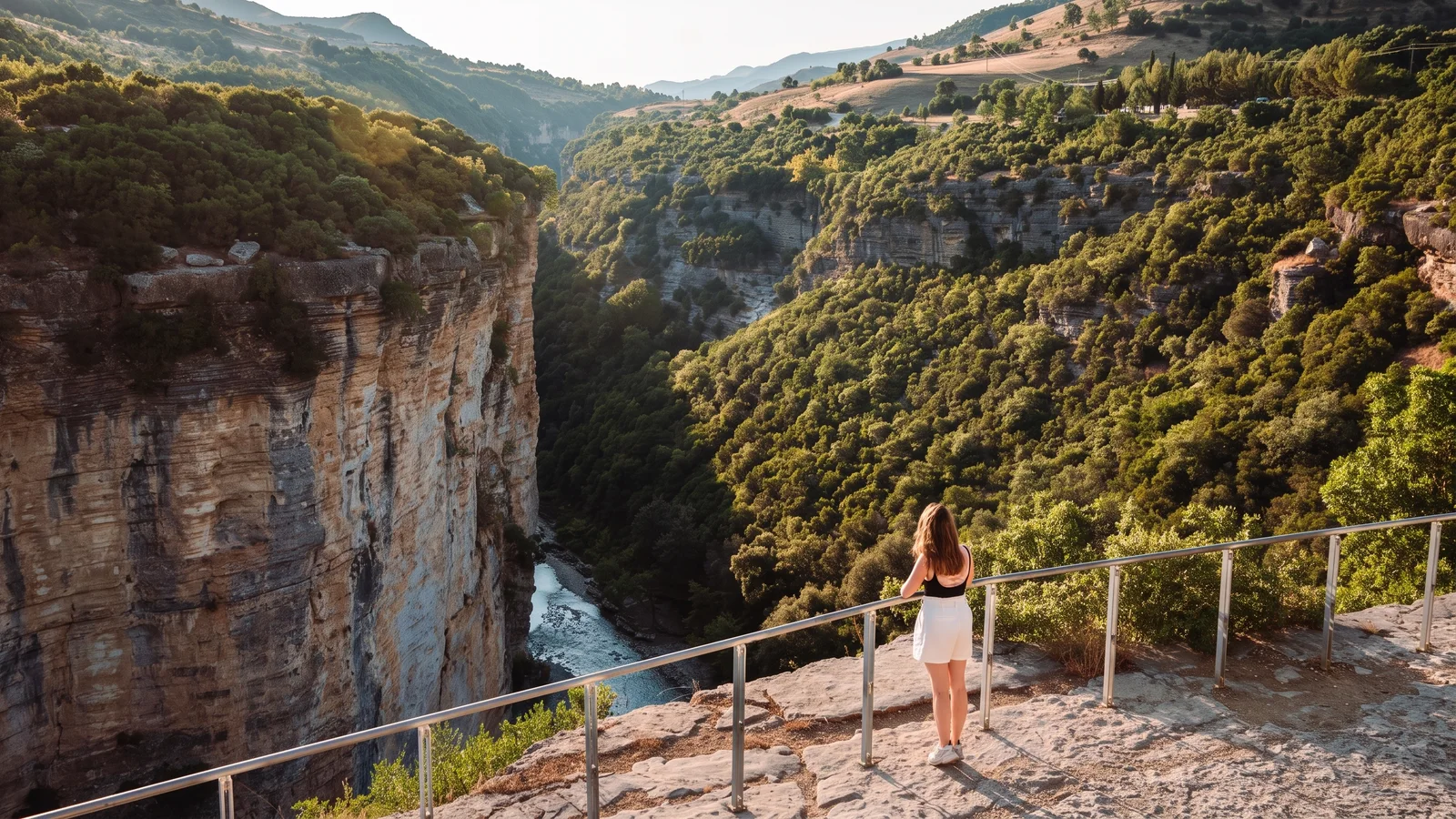 Osumi Canyon in Albania
