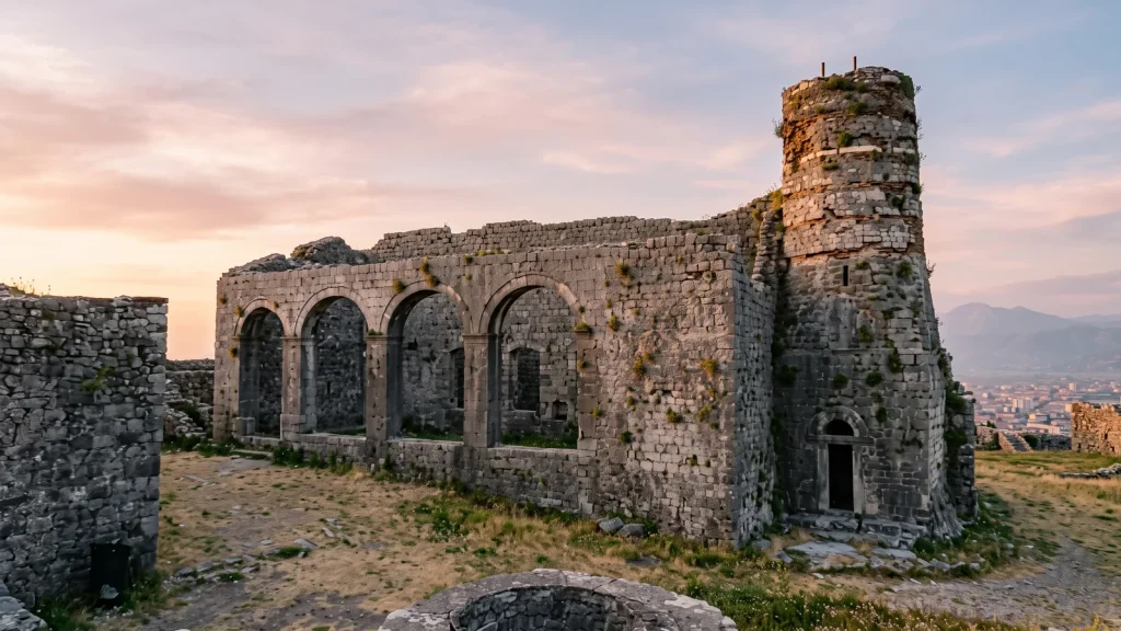 Rozafa Castle in Albania